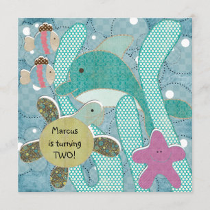 Invitation La vie dans l'invitation de TurtlesBirthday