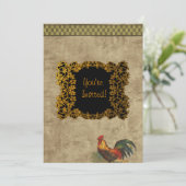 Invitation La vie de ferme (Debout devant)