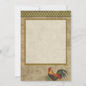 Invitation La vie de ferme (Dos)