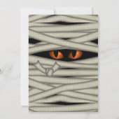 Invitation La vie de la maman du Parti Halloween Orange ID685 (Dos)