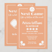 Invitation La vie de retraite de Pickleball est meilleure à l (Devant / Derrière)