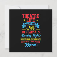 La vie de théâtre pour l'acteur