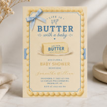 La vie est beurrée avec une baby shower Beurre Béb