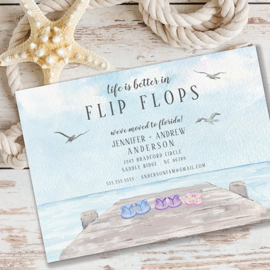 Invitation La Vie Est Meilleure En Flip Flops En Mouvement Fa