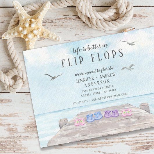 Invitation La Vie Est Meilleure En Flip Flops En Mouvement Fa