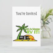 Invitation La vie est une aventure, RV It (Debout devant)