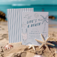 La vie est une plage Filles Bleu 30e anniversaire 