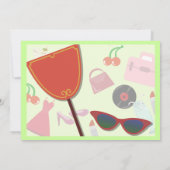 Invitation La vie glam (Dos)