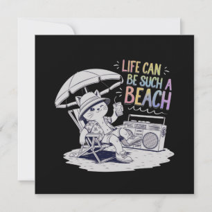 Invitation La vie peut être une telle plage : Vie amusante et