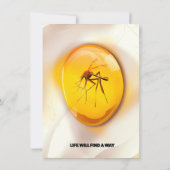 Invitation La vie trouvera un moyen (Dos)