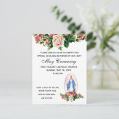 Invitation La Vierge Catholique Marie Peut Couronner L'Événem (Debout devant)