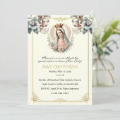 Invitation La Vierge Catholique Marie Peut Couronner L'Événem (Debout devant)