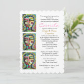 Invitation La Vierge de la Guadalupe (Debout devant)