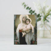 Invitation La Vierge des Roses de Bouguereau (1903) (Debout devant)