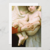 Invitation La Vierge Des Roses William Adolphe Bouguereau (Devant / Derrière)
