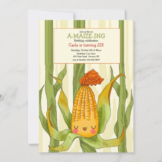 Invitation Labyrinthe de Maïs (Devant)