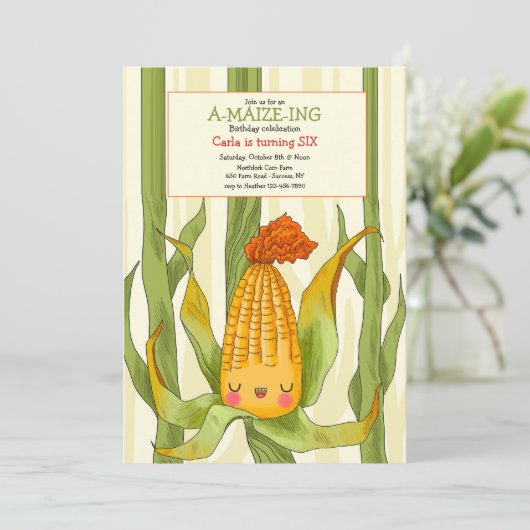 Invitation Labyrinthe de Maïs (Debout devant)