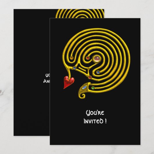 INVITATION LABYRINTHE HYPER (Devant / Derrière)