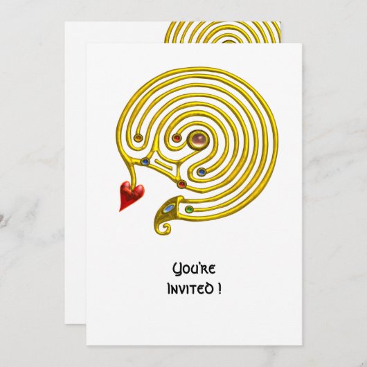 INVITATION LABYRINTHE HYPER (Devant / Derrière)