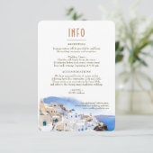 Invitation Lac de Côme Italie Destination Insérer INFO Détail (Debout devant)