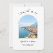 Invitation Lac de Garde Italie Mariage Enregistrer la date (Devant)
