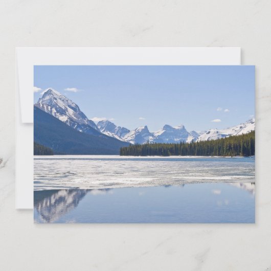 Invitation Lac Maligne - Parc national Jasper, Canada (Devant)