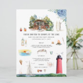 Invitation Lac Michigan | Weekend d'anniversaire (Debout devant)