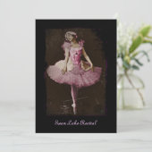 Invitation Lac Swan vintage (Debout devant)