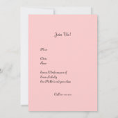 Invitation Lac Swan vintage (Dos)