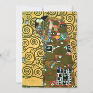 Invitation L'Accomplissement (L'étreinte) de Gustav Klimt Mar