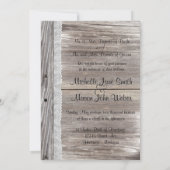 Invitation Lace Barnwood (Dos)