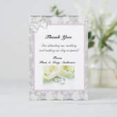 Invitation Lace Mariage Merci (Debout devant)