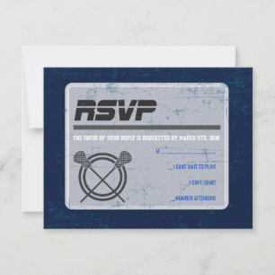 Invitation LACROSSE Bar Bat mitzvah - Demande de réponse