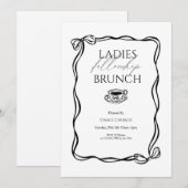 Invitation Ladies Fellowship Brunch Church Event (Devant / Derrière)