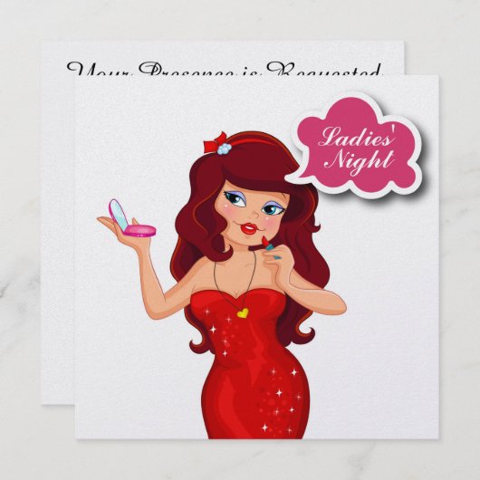 Invitation Ladies Night Out - SRF (Devant / Derrière)