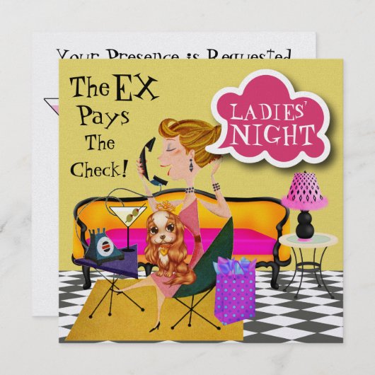 Invitation Ladies Night Out - SRF (Devant / Derrière)