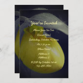 Invitation Lady Slipper Floral Party (Devant / Derrière)