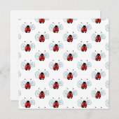 Invitation Ladybird (Devant / Derrière)