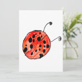 Invitation Ladybug (Debout devant)