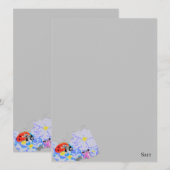 Invitation { Ladybug } (Devant / Derrière)