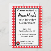 Invitation Ladybug (Dos)