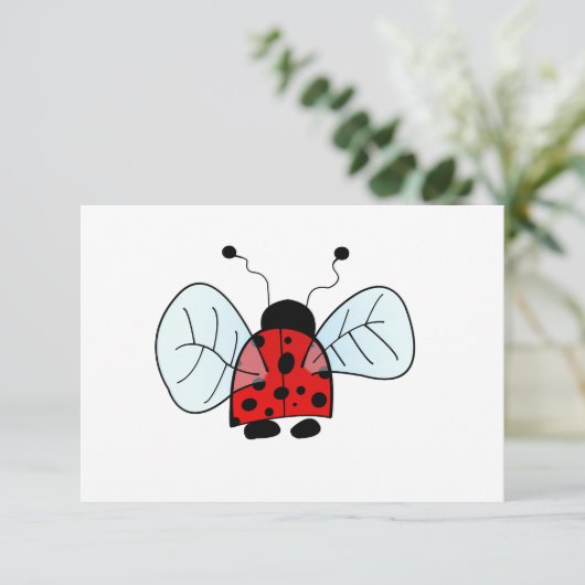 Invitation Ladybug (Debout devant)