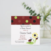 Invitation ladybug2 copy, Vous êtes invité à un Baby shower!. (Debout devant)
