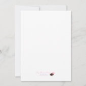 Invitation ladybug, notre petit coccinelle est en train de DE (Dos)