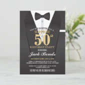 INVITATION L'AGENT SECRET ESPIONNE LA CRAVATE SURPRISE ANNIVE (Debout devant)