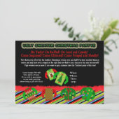 Invitation laid de fête de Noël de chandail (Debout devant)