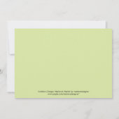 Invitation laide de fête de Noël de chandail (Dos)