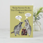 Invitation laide de partie de chandail de Noël (Debout devant)