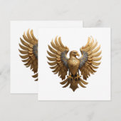 Invitation L'Aigle royal (Devant / Derrière)