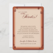 Invitation Laisse le rassemblement donner l'invitation de (Devant)